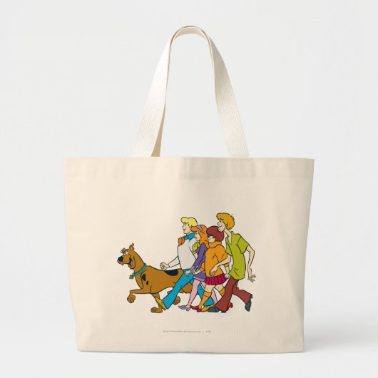 Whole Gang 18 Mystery Inc Grote Tote Bag (Voorkant)