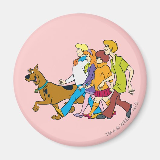 Whole Gang 18 Mystery Inc Magneet (Voorkant)