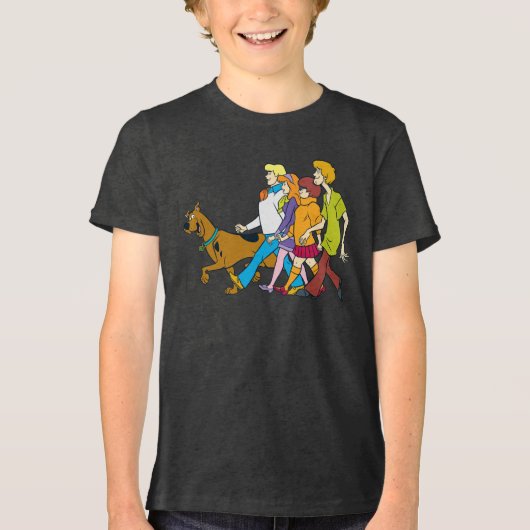 Whole Gang 18 Mystery Inc Tri-Blend Shirt (Voorkant)