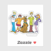 Whole Gang Pose Mystery Inc. Sticker (Vel)
