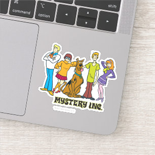 Whole Gang Standing Mystery Inc Sticker