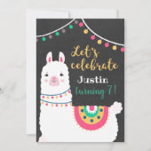 Whole llama leuke verjaardagsuitnodiging kaart (Voorkant)