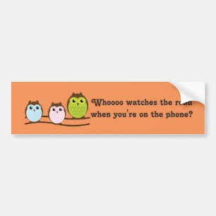 Whoooo Owls Bumpersticker