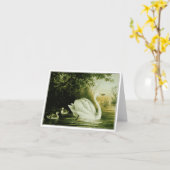 Whooper Swan Kaart aanpassen (Gele Bloem)