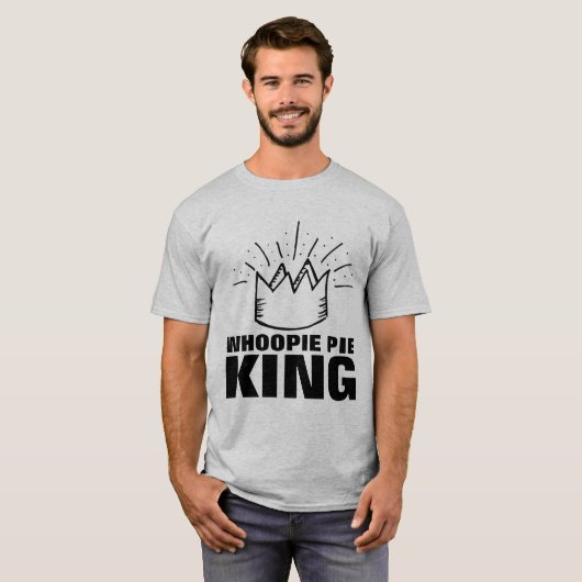 WHOOPIE PIE KING T-SHIRTS (Voorkant volledig)
