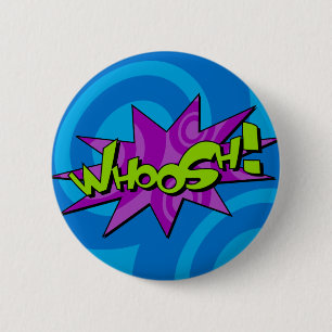Whoosh Comic Book Badge Ronde Button 5,7 Cm