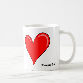 Whooshing Love Coffee Mok