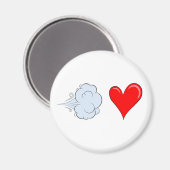 Whooshing Love Magnet Magneet (Voorkant / Achterkant)