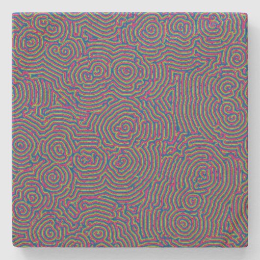 Whorls Sandstone Onderzetter (Voorkant)