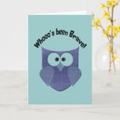 Who's been brave greeting Card Kaart (Gele Bloem)