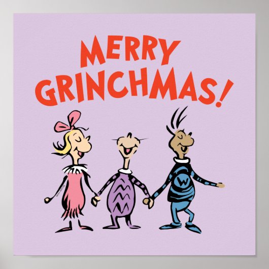 Whos Holding Hands Merry Grinchmas Poster (Voorkant)