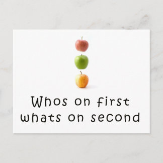 Whos sur la première carte postale