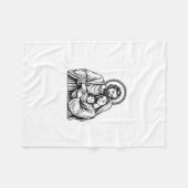 Whose God White Baby Is This Funny Christmas Fleece Deken (Voorkant (Horizontaal))