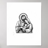 Whose God White Baby Is This Funny Christmas Poster (Voorkant)