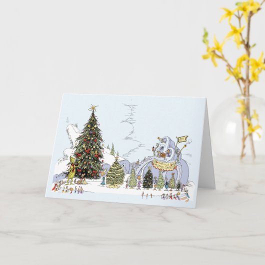 Whoville Christmas Tree Contest Kaart (Gele Bloem)