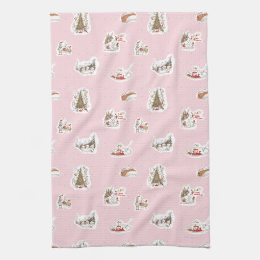 Whoville Christmas Vignette Pattern Theedoek (Verticaal)