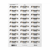 WHS Logo-Adresetiketten Etiket (Full Sheet)