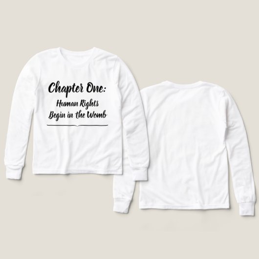 WHTE: Chp. 1 Human Rights Begin in the Womb Tri-Bl (Motif Recto et Verso)