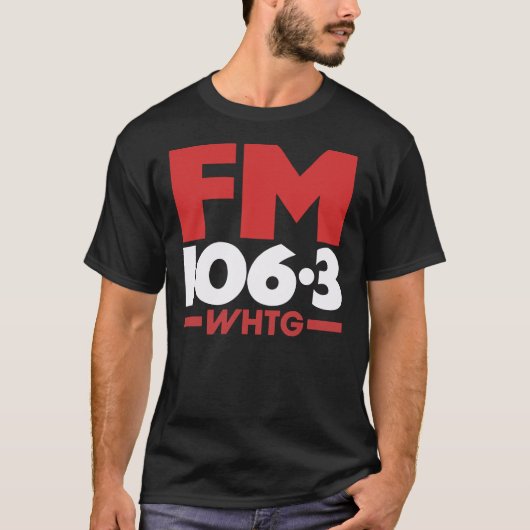 WHTG 106.3 Chemise radio FM _ Sweat - shirt à capu (Devant)