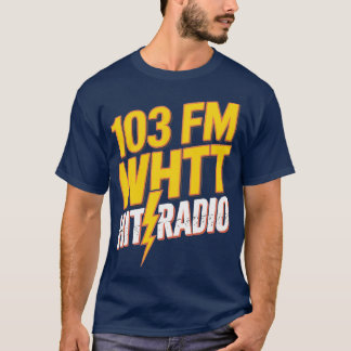 WHTT Retro 1980 Boston Radio Station T-shirt