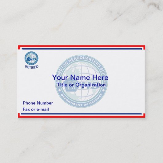 WHV Visitekaartjes in ruste (Voorkant)