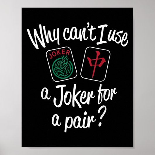 Why Can't I Use A...for A Pair_ Funny Design Poster (Voorkant)