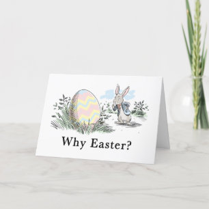 "Why Easter?" Holiday Card Feestdagen Kaart
