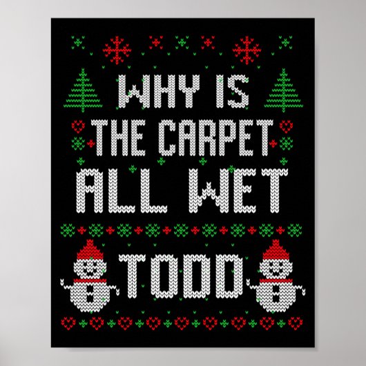 Why Is The Carpet All Wet Todd  Poster (Voorkant)
