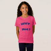 Why Not Girls' Fine Jersey T-Shirt (Devant entier)