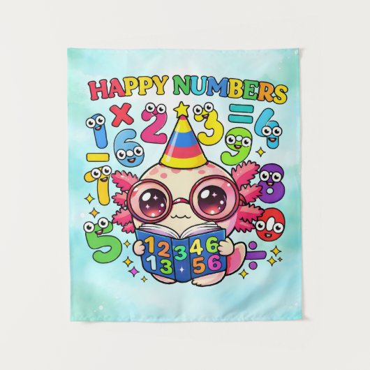 Why Was 6 Afraid of 7 Funny Math Design Wandkleed (Voorkant)