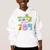 Why Was 6 Afraid of 7 Funny Math Hoodie (Devant)