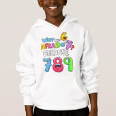 Why Was 6 Afraid of 7 Funny Math Hoodie (Devant)