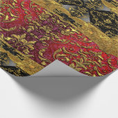 Whyburghs Damask Baroque Elegant    Cadeaupapier (Hoek)