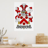 Whyte Family Crest Poster (Keuken)