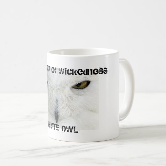 Whyte Owl Coffee Mok (Voorkant rechts)