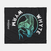 Whyte Wyrm Logo Fleece Deken (Voorkant (Horizontaal))