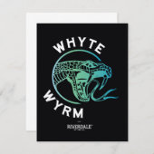 Whyte Wyrm Logo Notitiekaartje (Voorkant / Achterkant)
