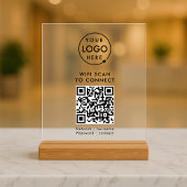 Wi-Fi de code QR | Analyse du logo de l'entreprise