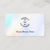 Wi-Fi Internet Guest Password Aangepaste Logo Visitekaartje (Voorkant)