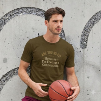 Wi-Fi? Omdat ik een Verbinding Voel. T-Shirt 2