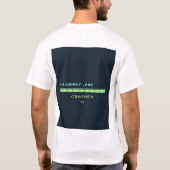 Wi-Fi vs Willpower – Funny Tech T-shirt (Achterkant)