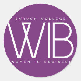 WIB-Sticker Ronde Sticker