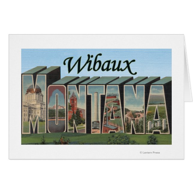 Wibaux, Montana (Voorkant Horizontaal)
