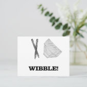 Wibble Briefkaart (Staand voorkant)