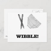 Wibble Briefkaart (Voorkant / Achterkant)