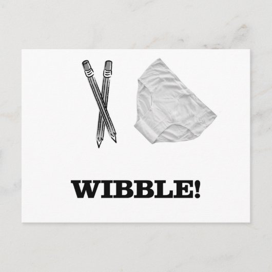 Wibble Briefkaart (Voorkant)