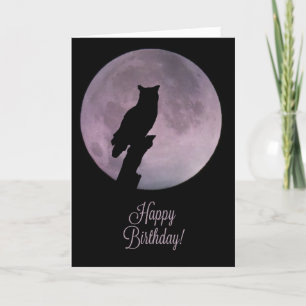 Wicca geïnspireerd Happy Birthday met ooien en maa Kaart
