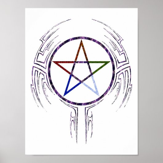 Wicca Tribal Poster (Voorkant)
