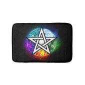Wiccaanpentagram Badmat (Voorkant)