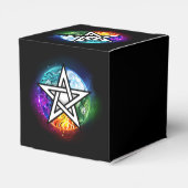 Wiccaanpentagram Bedankdoosjes (Achterkant)